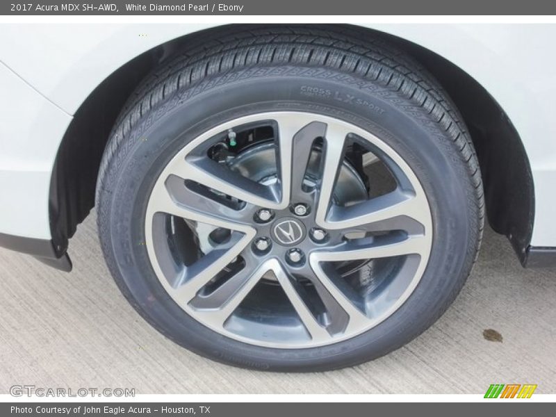 White Diamond Pearl / Ebony 2017 Acura MDX SH-AWD