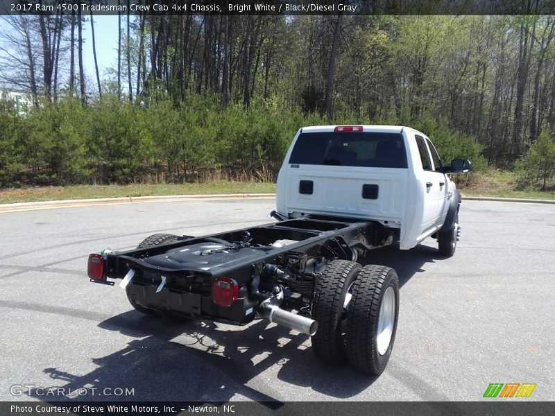 Bright White / Black/Diesel Gray 2017 Ram 4500 Tradesman Crew Cab 4x4 Chassis