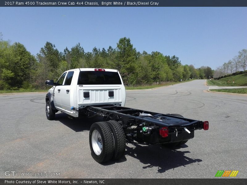 Bright White / Black/Diesel Gray 2017 Ram 4500 Tradesman Crew Cab 4x4 Chassis