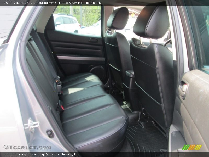 Liquid Silver Metallic / Black 2011 Mazda CX-7 s Touring AWD