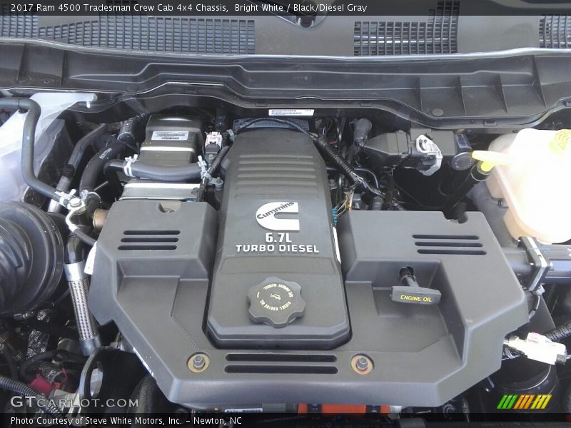 Bright White / Black/Diesel Gray 2017 Ram 4500 Tradesman Crew Cab 4x4 Chassis