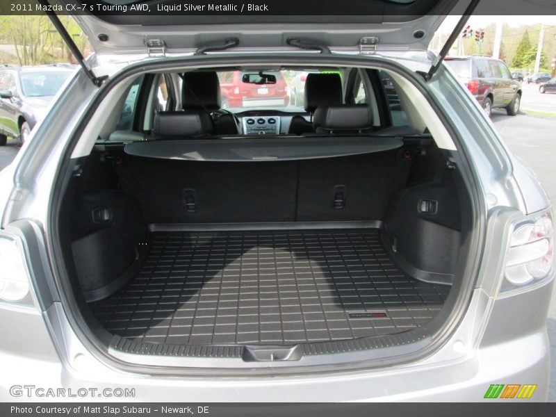 Liquid Silver Metallic / Black 2011 Mazda CX-7 s Touring AWD