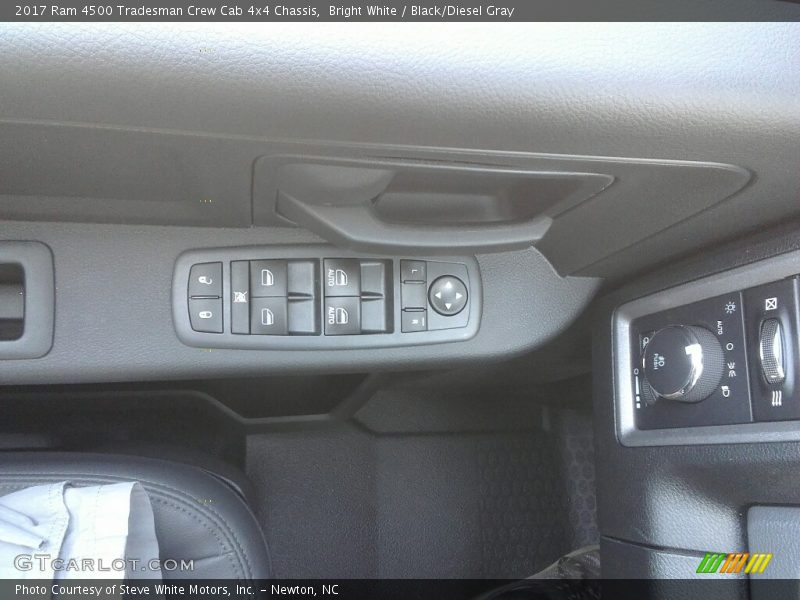 Bright White / Black/Diesel Gray 2017 Ram 4500 Tradesman Crew Cab 4x4 Chassis