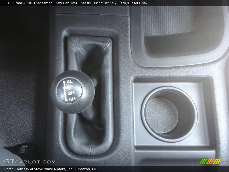 Bright White / Black/Diesel Gray 2017 Ram 4500 Tradesman Crew Cab 4x4 Chassis
