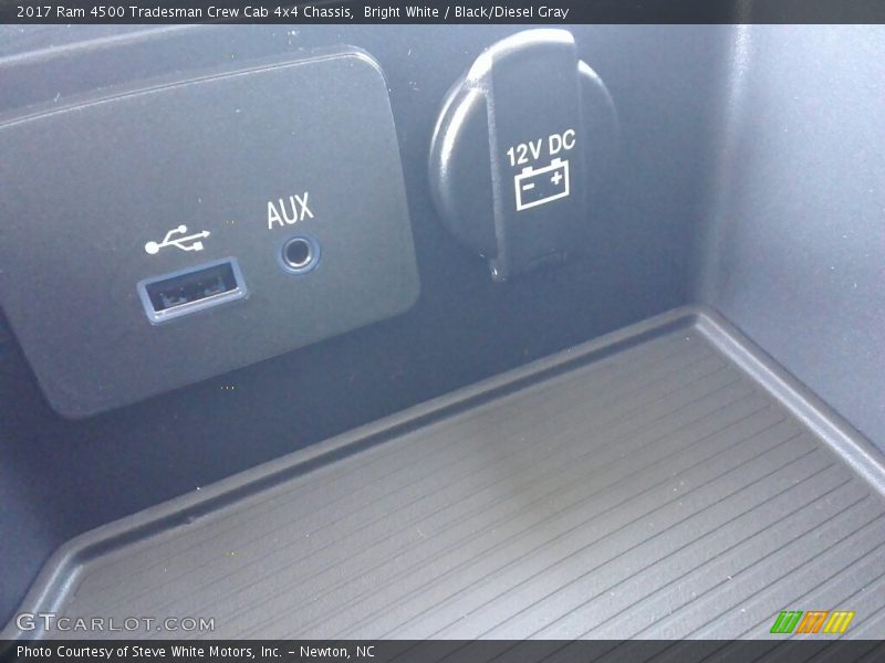 Bright White / Black/Diesel Gray 2017 Ram 4500 Tradesman Crew Cab 4x4 Chassis