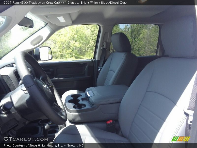 Bright White / Black/Diesel Gray 2017 Ram 4500 Tradesman Crew Cab 4x4 Chassis