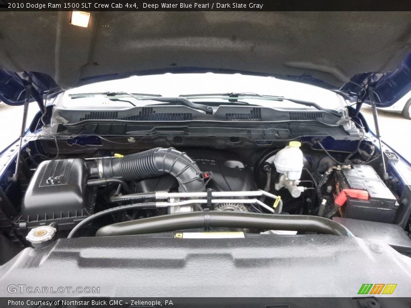 Deep Water Blue Pearl / Dark Slate Gray 2010 Dodge Ram 1500 SLT Crew Cab 4x4