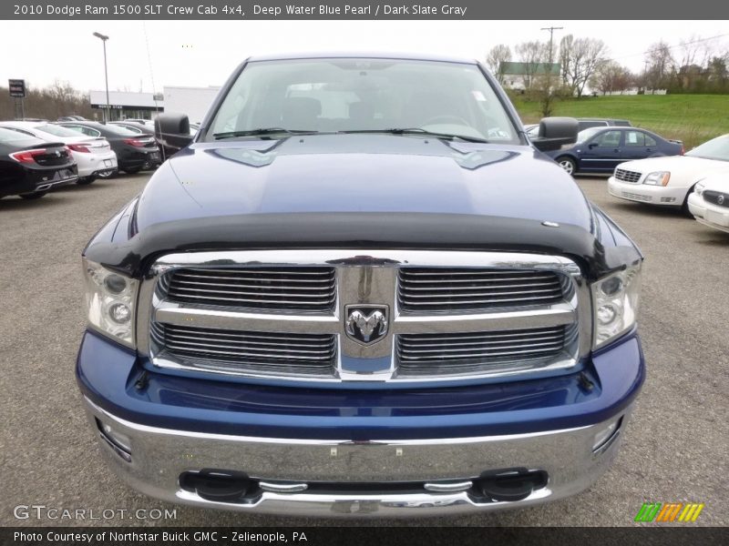 Deep Water Blue Pearl / Dark Slate Gray 2010 Dodge Ram 1500 SLT Crew Cab 4x4