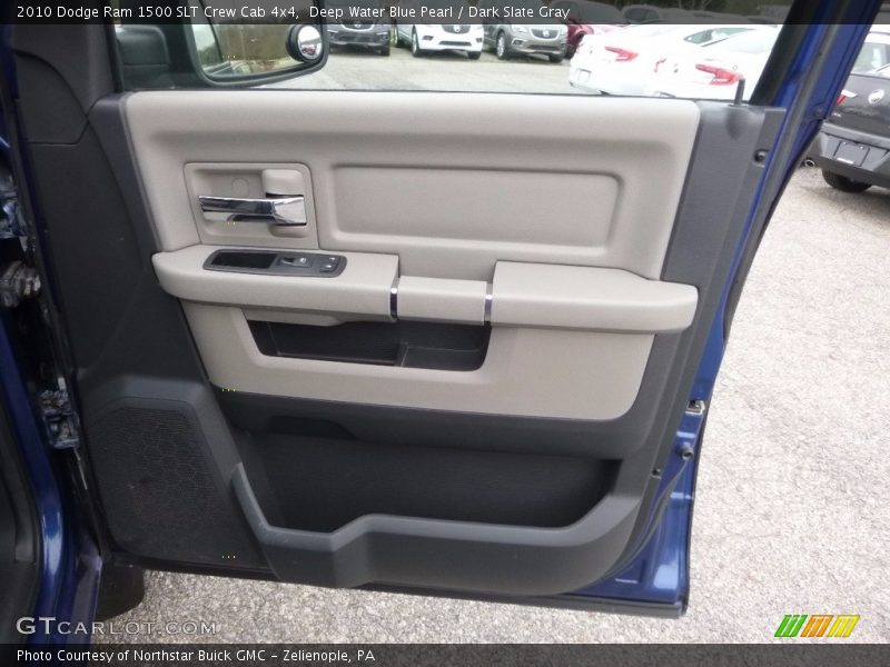 Deep Water Blue Pearl / Dark Slate Gray 2010 Dodge Ram 1500 SLT Crew Cab 4x4