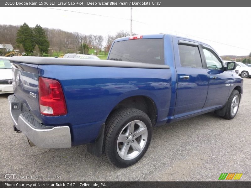 Deep Water Blue Pearl / Dark Slate Gray 2010 Dodge Ram 1500 SLT Crew Cab 4x4