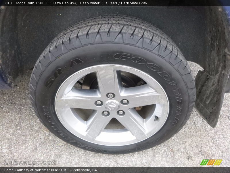 Deep Water Blue Pearl / Dark Slate Gray 2010 Dodge Ram 1500 SLT Crew Cab 4x4