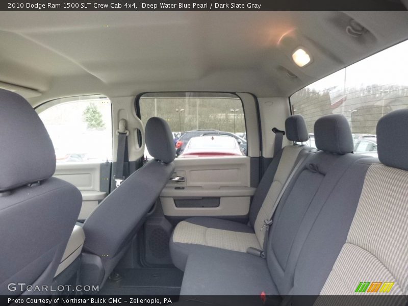 Deep Water Blue Pearl / Dark Slate Gray 2010 Dodge Ram 1500 SLT Crew Cab 4x4