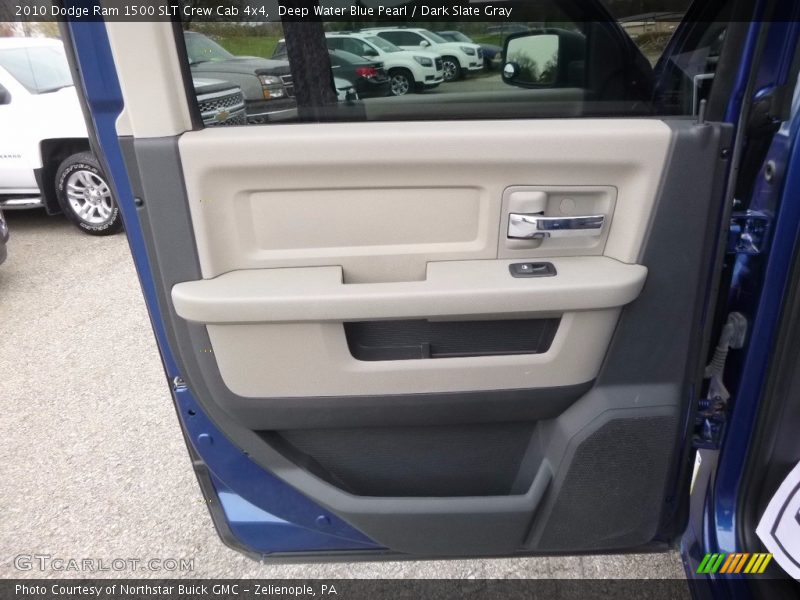 Deep Water Blue Pearl / Dark Slate Gray 2010 Dodge Ram 1500 SLT Crew Cab 4x4