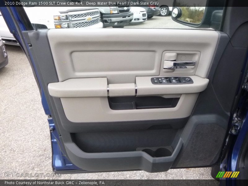 Deep Water Blue Pearl / Dark Slate Gray 2010 Dodge Ram 1500 SLT Crew Cab 4x4