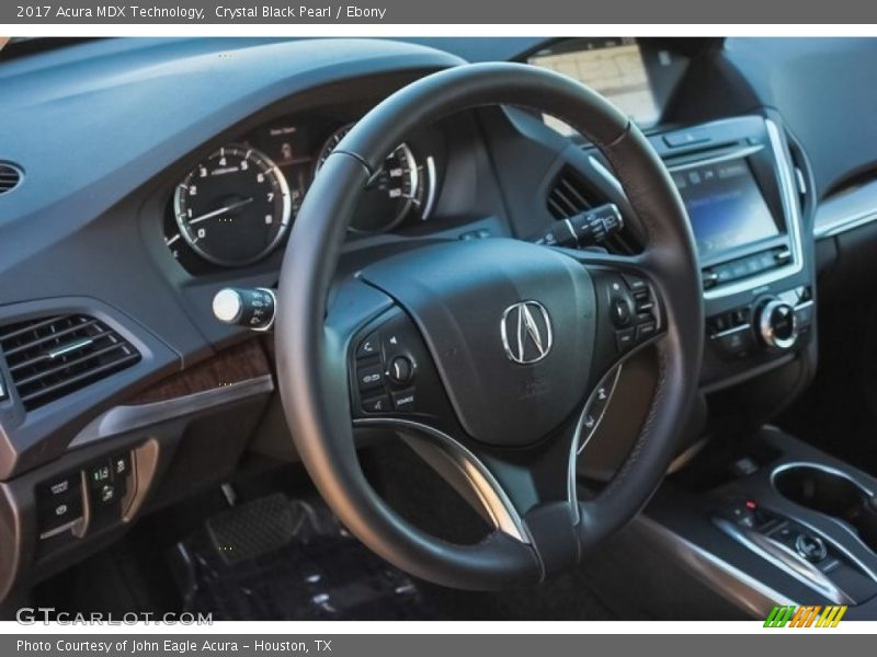 Crystal Black Pearl / Ebony 2017 Acura MDX Technology