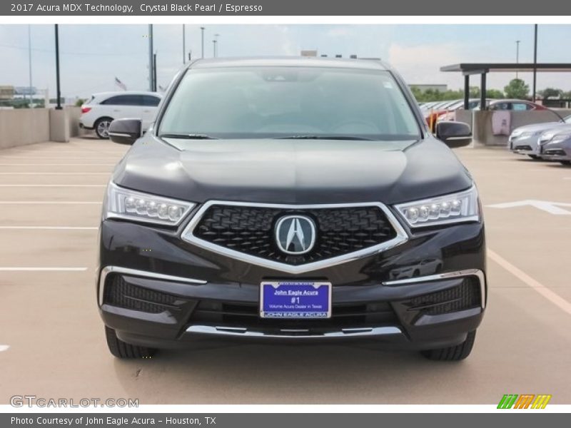 Crystal Black Pearl / Espresso 2017 Acura MDX Technology