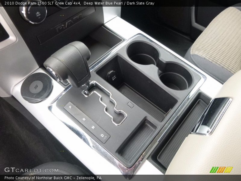 Deep Water Blue Pearl / Dark Slate Gray 2010 Dodge Ram 1500 SLT Crew Cab 4x4