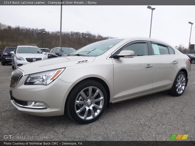 Champagne Silver Metallic / Ebony 2014 Buick LaCrosse Leather