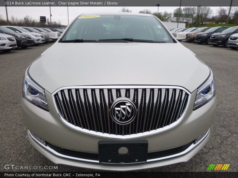 Champagne Silver Metallic / Ebony 2014 Buick LaCrosse Leather