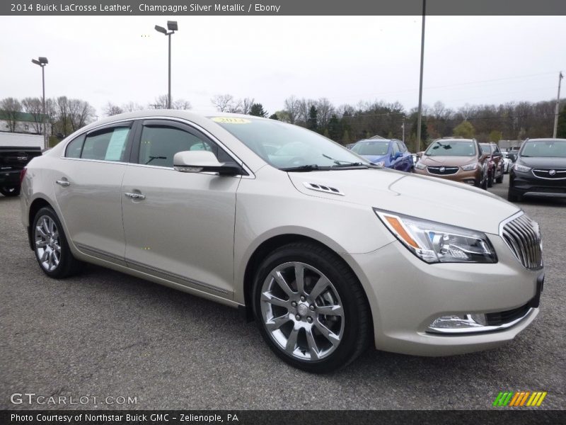 Champagne Silver Metallic / Ebony 2014 Buick LaCrosse Leather
