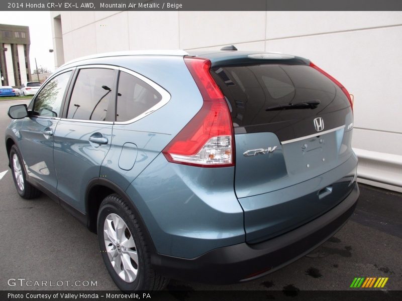 Mountain Air Metallic / Beige 2014 Honda CR-V EX-L AWD