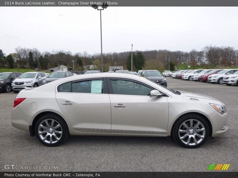 Champagne Silver Metallic / Ebony 2014 Buick LaCrosse Leather