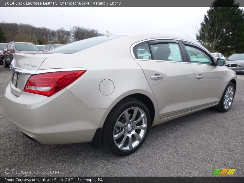 Champagne Silver Metallic / Ebony 2014 Buick LaCrosse Leather