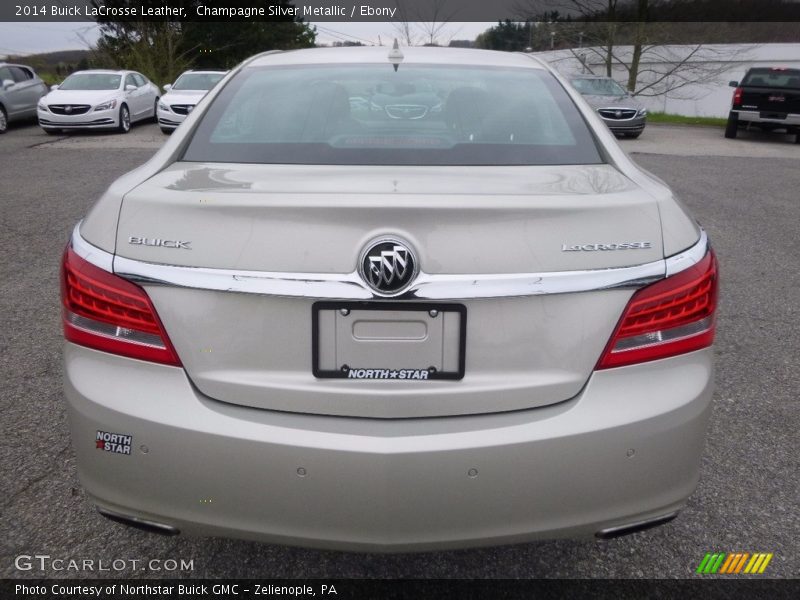 Champagne Silver Metallic / Ebony 2014 Buick LaCrosse Leather