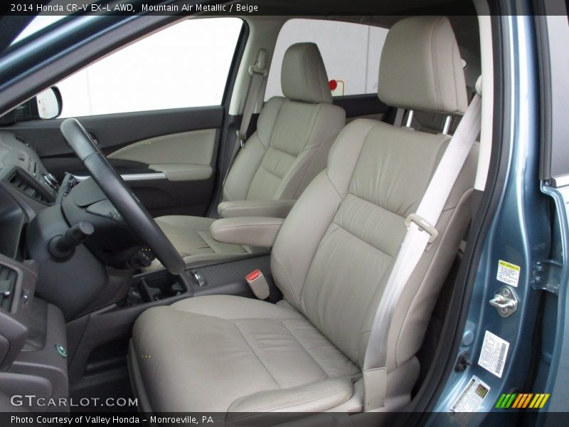Mountain Air Metallic / Beige 2014 Honda CR-V EX-L AWD