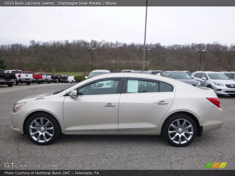 Champagne Silver Metallic / Ebony 2014 Buick LaCrosse Leather