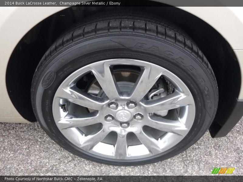 Champagne Silver Metallic / Ebony 2014 Buick LaCrosse Leather