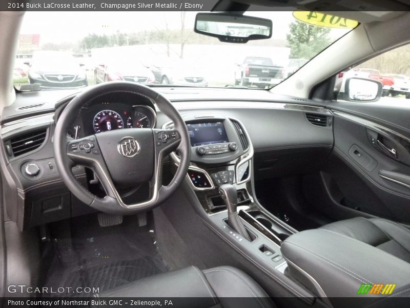 Champagne Silver Metallic / Ebony 2014 Buick LaCrosse Leather