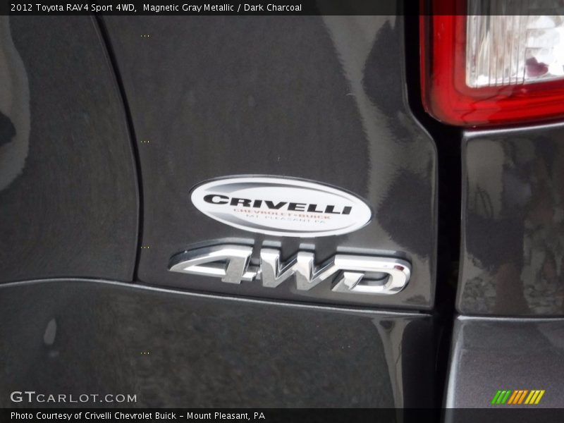 Magnetic Gray Metallic / Dark Charcoal 2012 Toyota RAV4 Sport 4WD