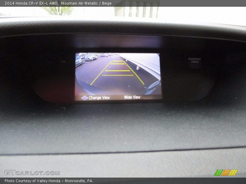 Mountain Air Metallic / Beige 2014 Honda CR-V EX-L AWD