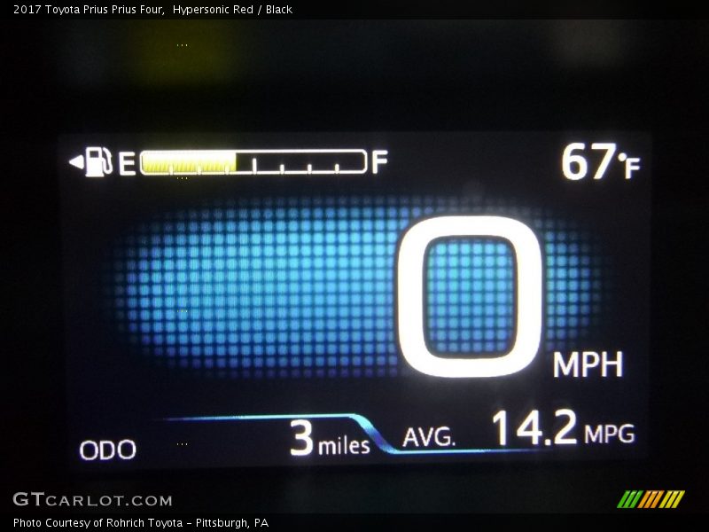 Hypersonic Red / Black 2017 Toyota Prius Prius Four