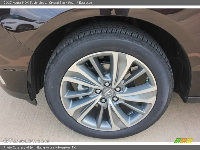 Crystal Black Pearl / Espresso 2017 Acura MDX Technology