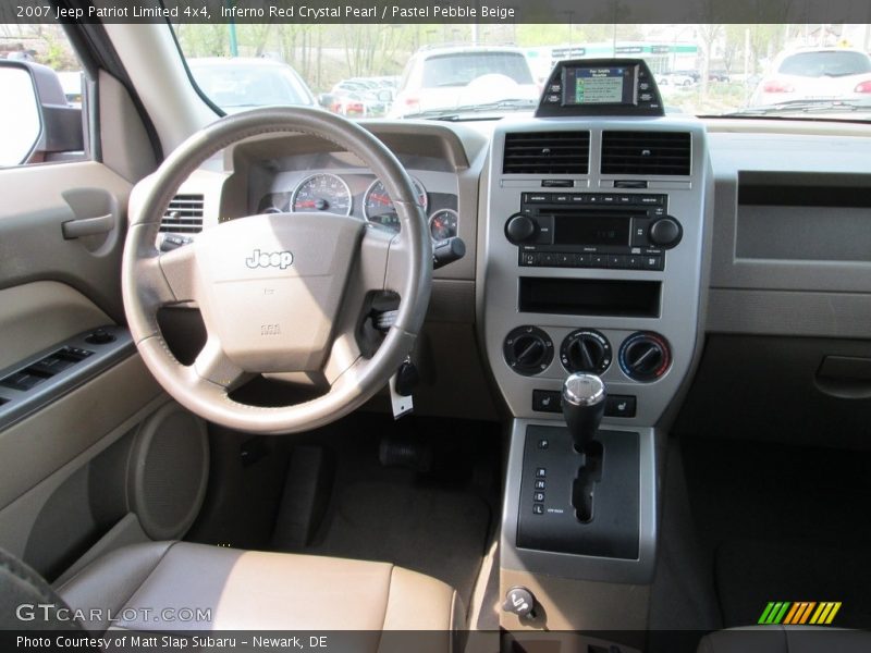 Inferno Red Crystal Pearl / Pastel Pebble Beige 2007 Jeep Patriot Limited 4x4