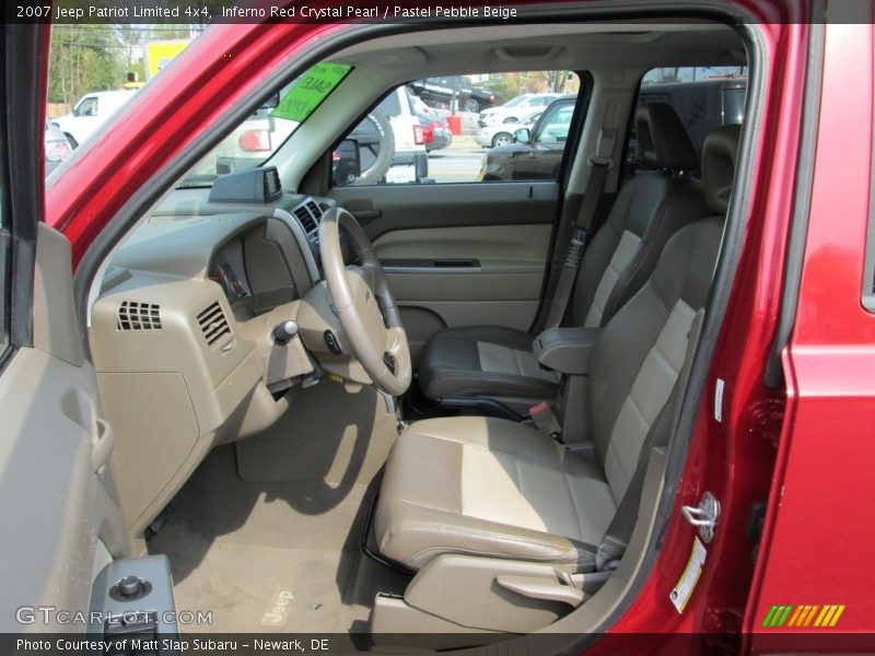 Inferno Red Crystal Pearl / Pastel Pebble Beige 2007 Jeep Patriot Limited 4x4