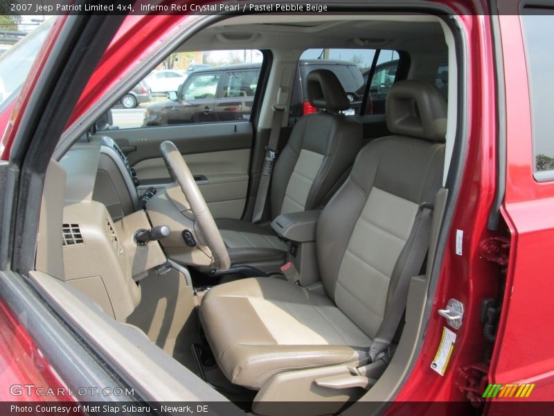 Inferno Red Crystal Pearl / Pastel Pebble Beige 2007 Jeep Patriot Limited 4x4