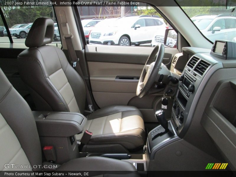 Inferno Red Crystal Pearl / Pastel Pebble Beige 2007 Jeep Patriot Limited 4x4