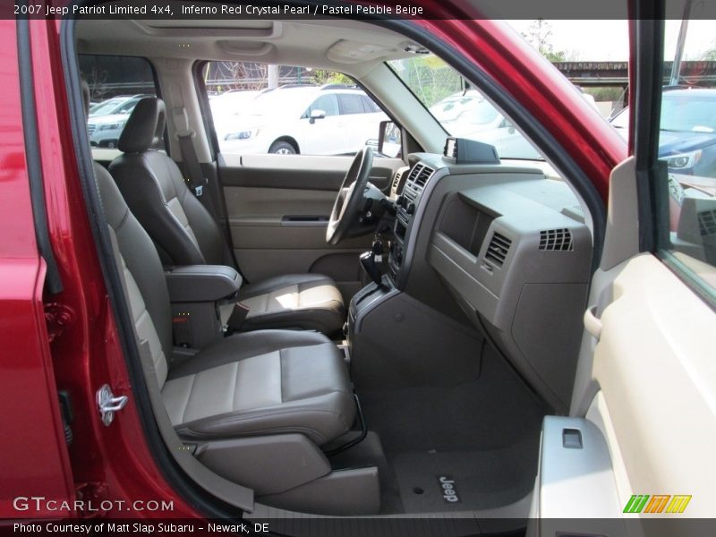 Inferno Red Crystal Pearl / Pastel Pebble Beige 2007 Jeep Patriot Limited 4x4
