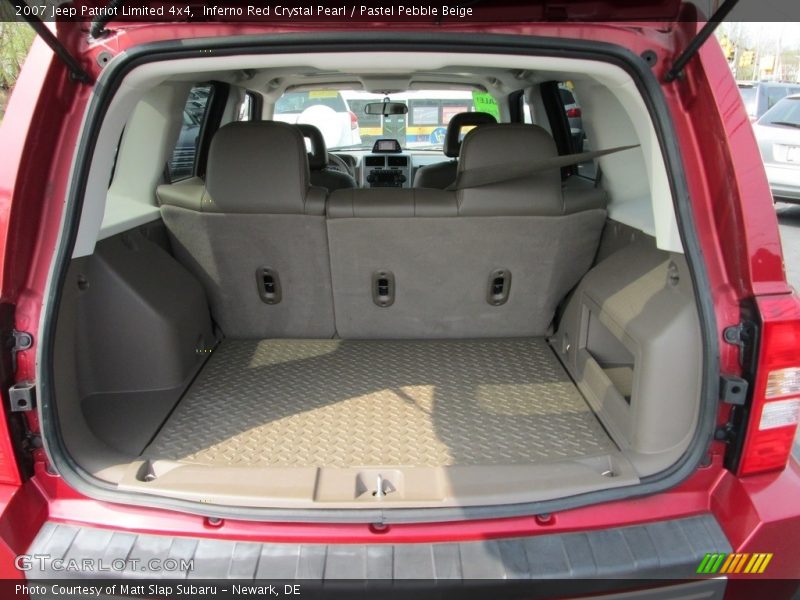 Inferno Red Crystal Pearl / Pastel Pebble Beige 2007 Jeep Patriot Limited 4x4