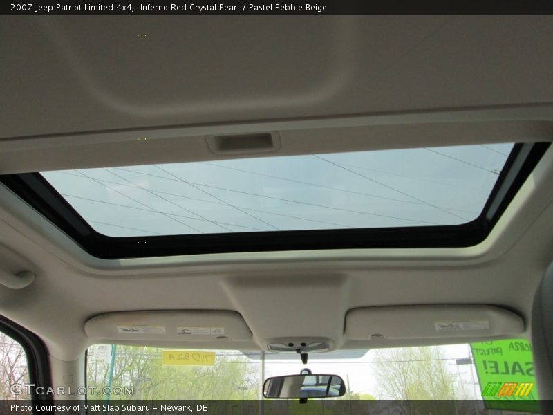 Inferno Red Crystal Pearl / Pastel Pebble Beige 2007 Jeep Patriot Limited 4x4