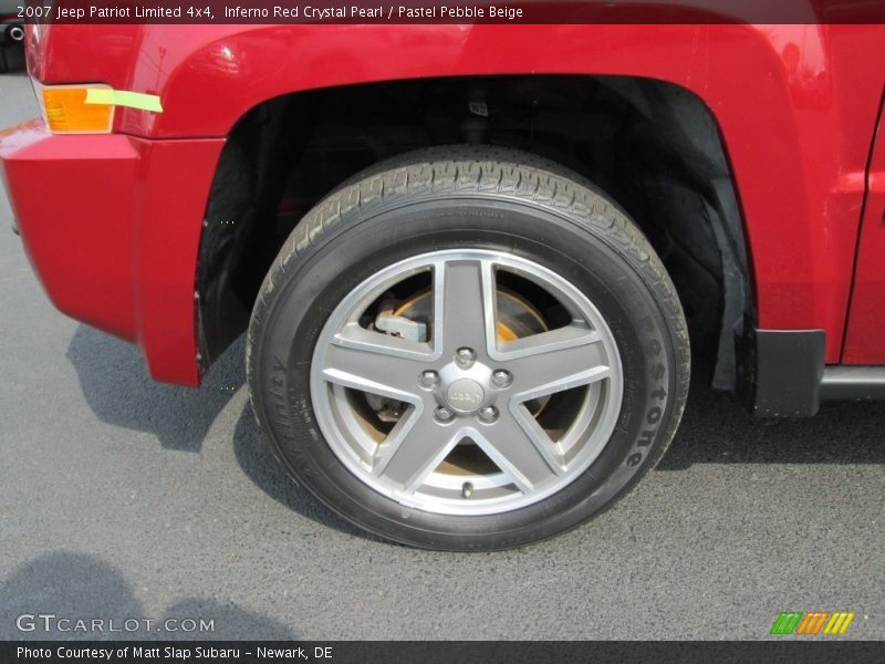 Inferno Red Crystal Pearl / Pastel Pebble Beige 2007 Jeep Patriot Limited 4x4