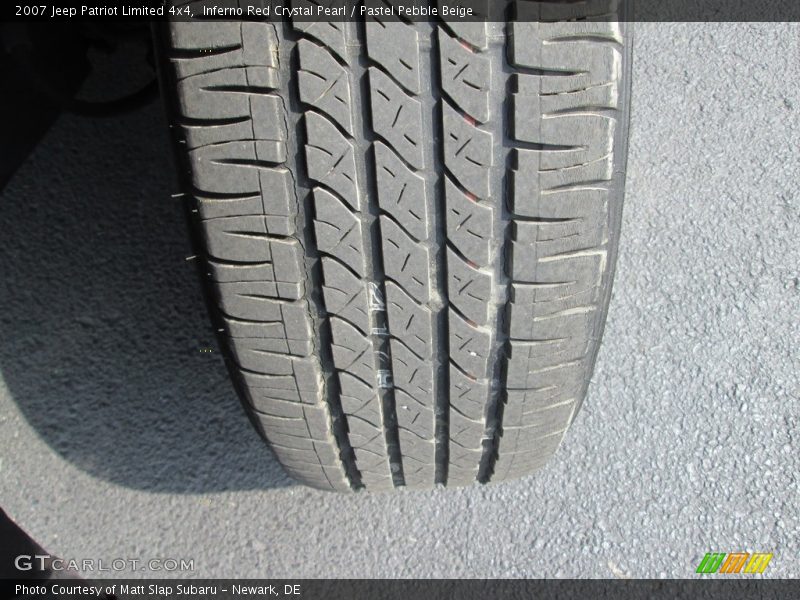 Inferno Red Crystal Pearl / Pastel Pebble Beige 2007 Jeep Patriot Limited 4x4