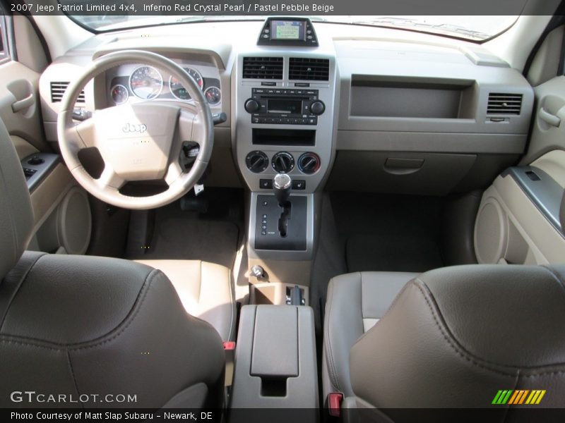Inferno Red Crystal Pearl / Pastel Pebble Beige 2007 Jeep Patriot Limited 4x4