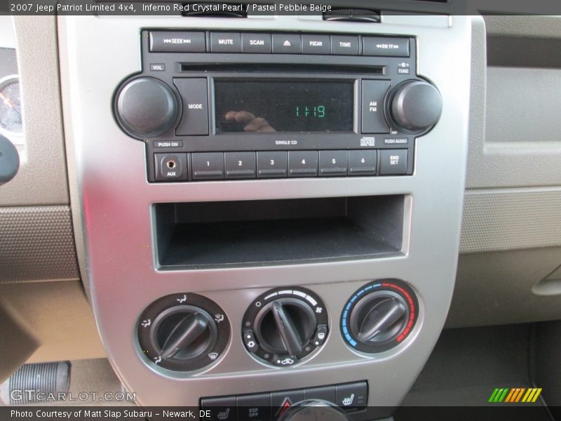 Inferno Red Crystal Pearl / Pastel Pebble Beige 2007 Jeep Patriot Limited 4x4