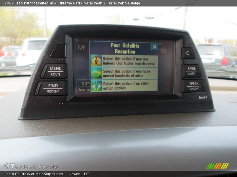 Inferno Red Crystal Pearl / Pastel Pebble Beige 2007 Jeep Patriot Limited 4x4