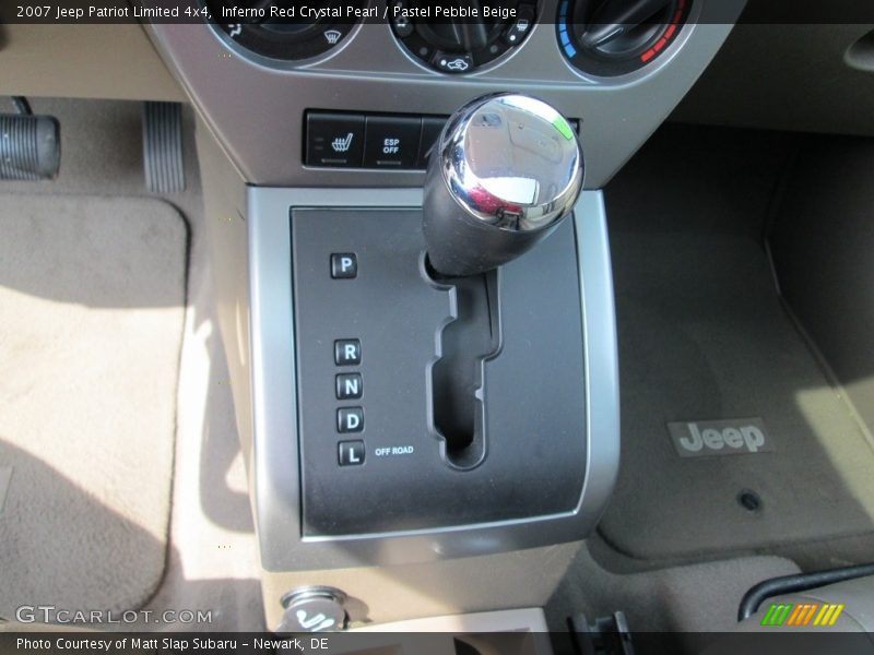 Inferno Red Crystal Pearl / Pastel Pebble Beige 2007 Jeep Patriot Limited 4x4