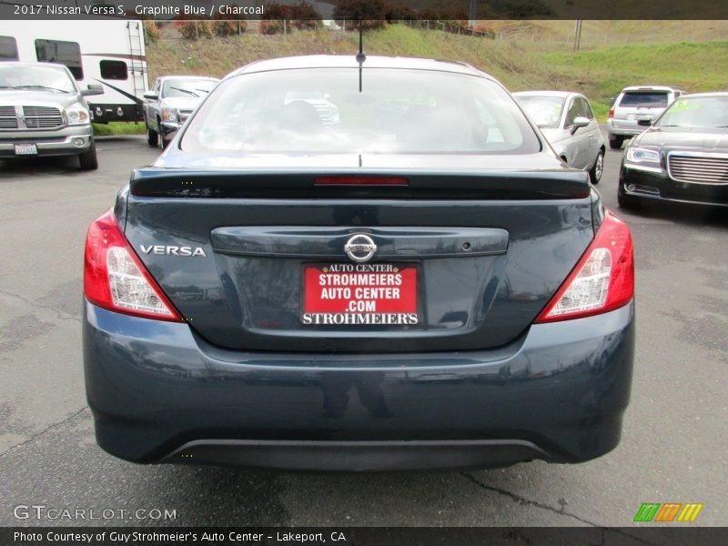 Graphite Blue / Charcoal 2017 Nissan Versa S